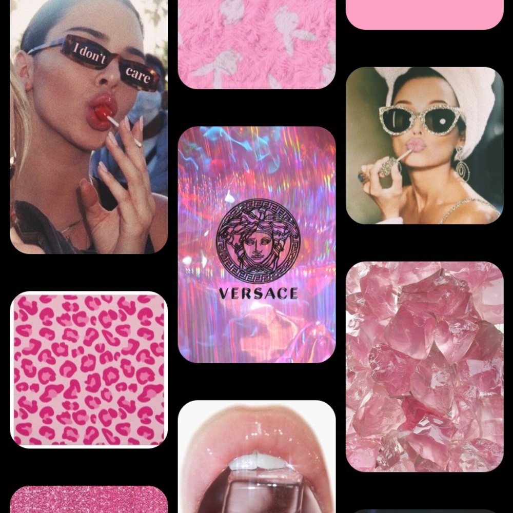 PINK photo collage